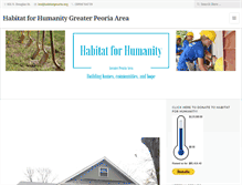 Tablet Screenshot of habitatpeoria.org